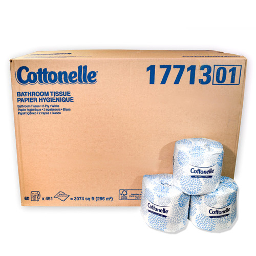Toilet Paper Tissue 60 Count 2PLY Cottonelle