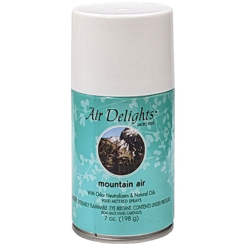Air Delights Mountain Air Micro 9000 Air Freshener Refill, single can shown