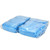 Blue Polypropylene Non-Skid Disposable Shoe Covers, shown packed