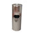 Stainless Steel Floor Stand Wipes Dispenser with Hidden Wastebasket, front view shown