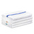 22x44 Gym Towels 100% Cotton, shown in a stack with one of each color