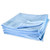 Blue 16x16 Light-Duty Microfiber Cloths, shown in a stack