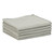 Gray Microfiber Towels Bulk 50 Pack 12x12, in a stack of