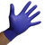 Violet Blue Nitrile Gloves Powder Free - 3 Mil, shown palm out