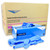 Blue Nitrile Gloves Powder Free - 7 Mil, shown with a case and open box of gloves