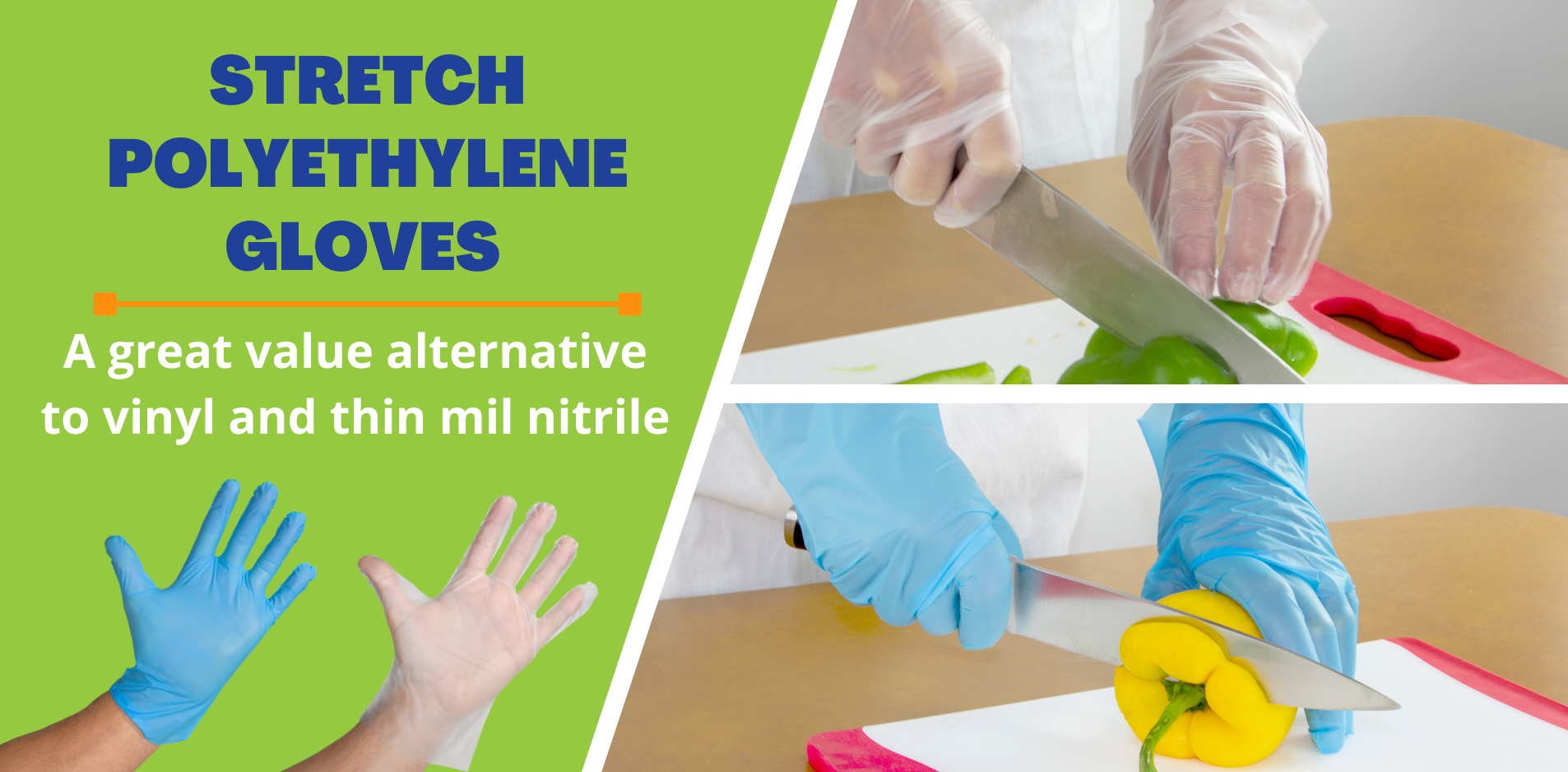 Stretch Polyethylene Gloves Are Another Value Alternative to Vinyl and