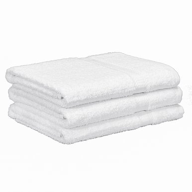 12 Pack Magellan Bath Towels - Large 27 x 54 Bulk White Soft Cotton Towel  Set