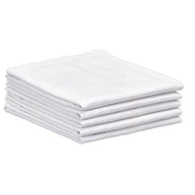 Wholesale 15 X 18 Terry Bar Towel White 20 Ozs (100% Cotton)