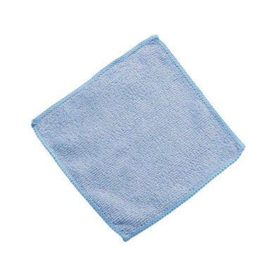 16 X 16 Microfiber Terry Towel, Blue - 12/pack