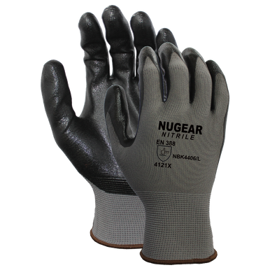 FORAKER, Polyester & Nitrile, Grey & Black