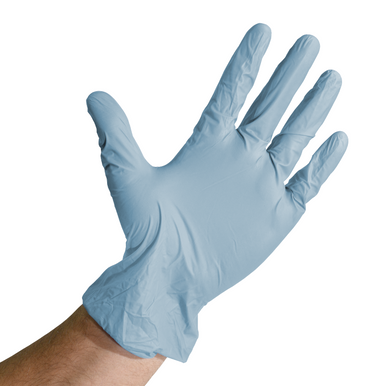 Blue Vinyl Nitrile Blend Gloves Powder Free Mil Case Of 1000