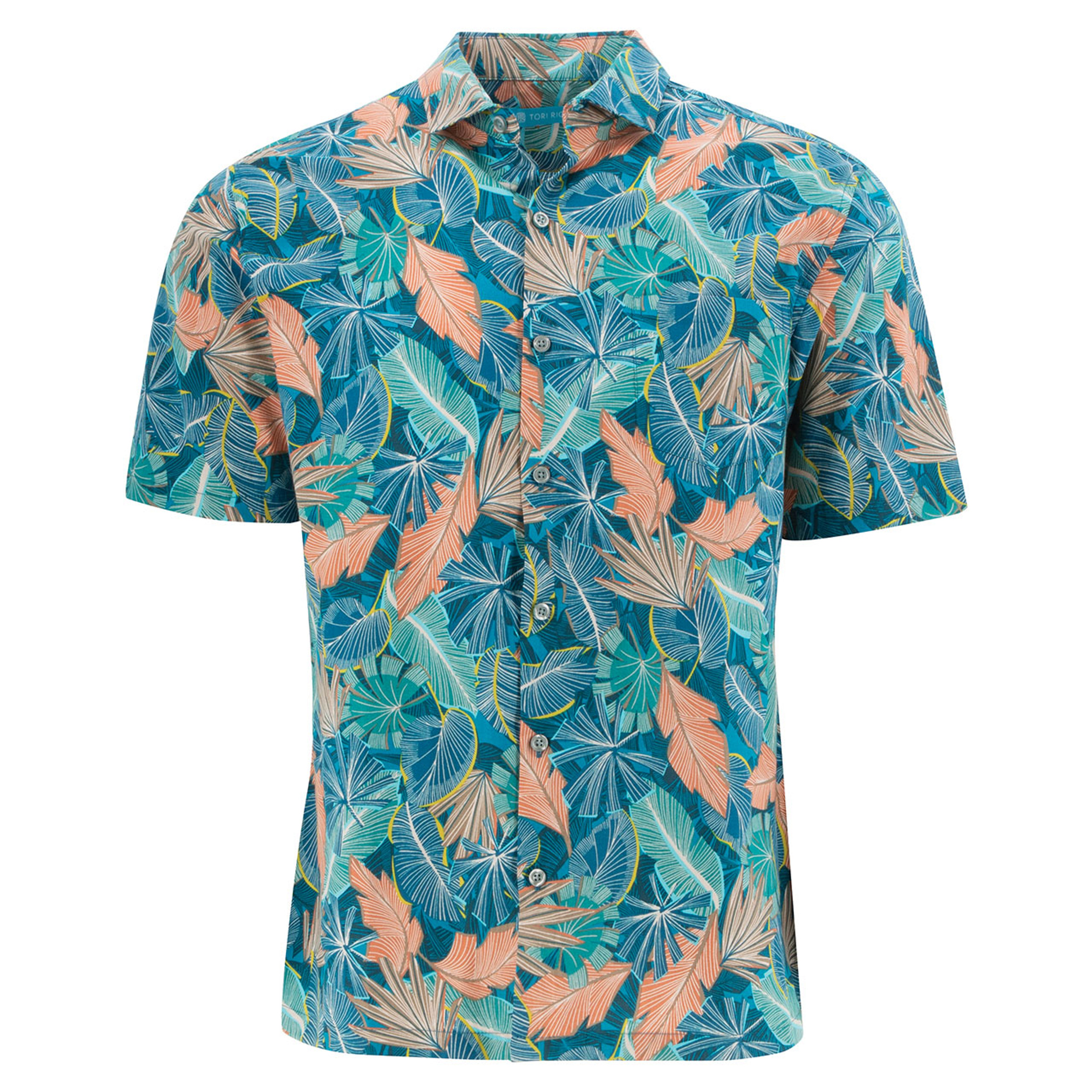 Tori Richard Unaltd Leaf #1 Print Shirt at Sportif | Sportif USA