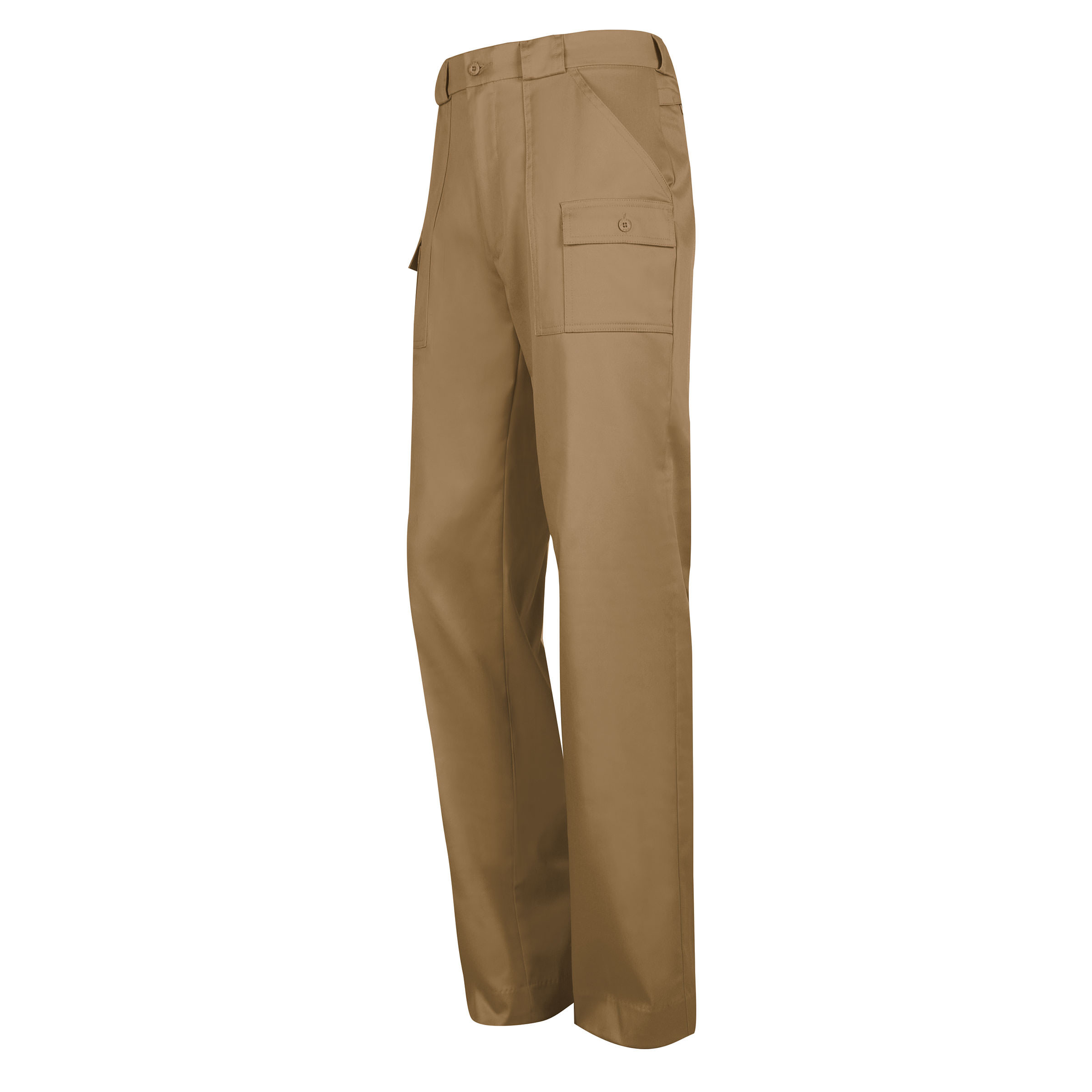 CYMMPU Men Solid Color Casual Pants Trousers Soft and Comfortable Cotton  Polyester Full Length Pants with Multipe Pocket in a Square Shape Khaki XL  - Walmart.com