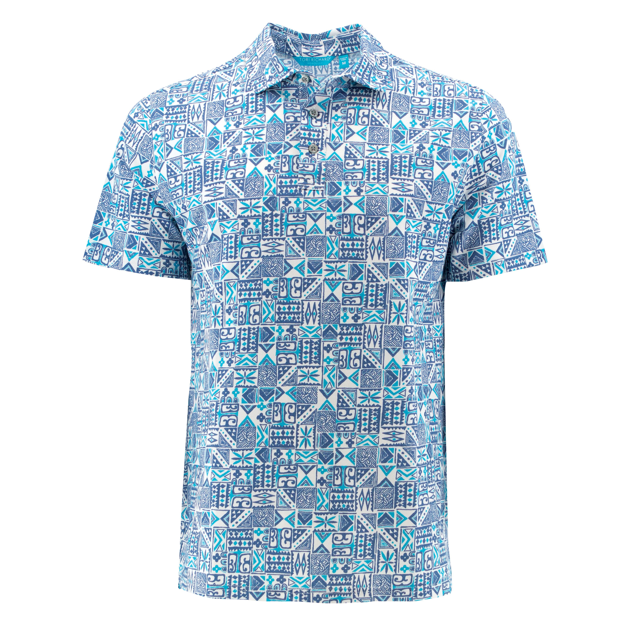 Tori Richard Ice Ice Tapa Polo Shirt at Sportif | Sportif USA
