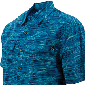 Hook & Tackle Offshore Fishing Vented Print Shirt alt1