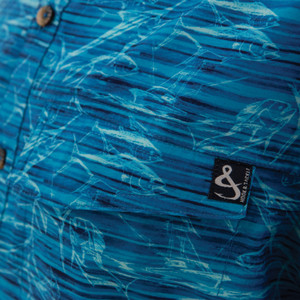 Hook & Tackle Offshore Fishing Vented Print Shirt alt2