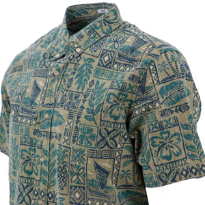 Reyn Spooner Tahitian Tapa Print Shirt alt1