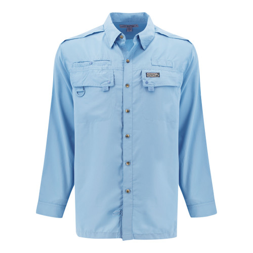 Hook & Tackle Seacliff Long Sleeve Shirt in color Sky Blue