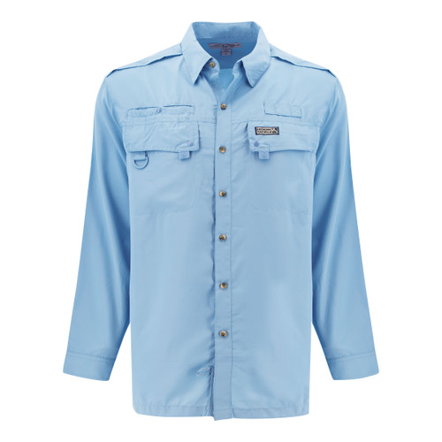 Hook & Tackle Seacliff 2.0 Long Sleeve Shirt in color Sky Blue