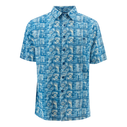Mariana Print Shirt by Weekender in Blue Lagoon