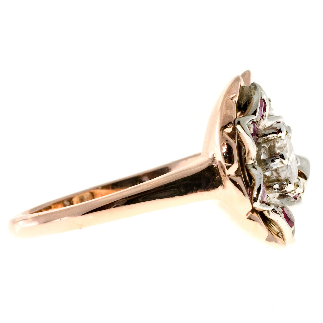 Reina - Vintage Flower Ring main image 1