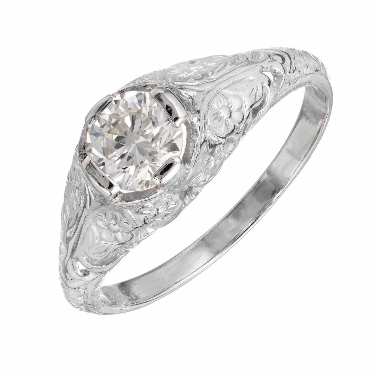 Timeless 1940s Solitaire Engagement Ring of the Week