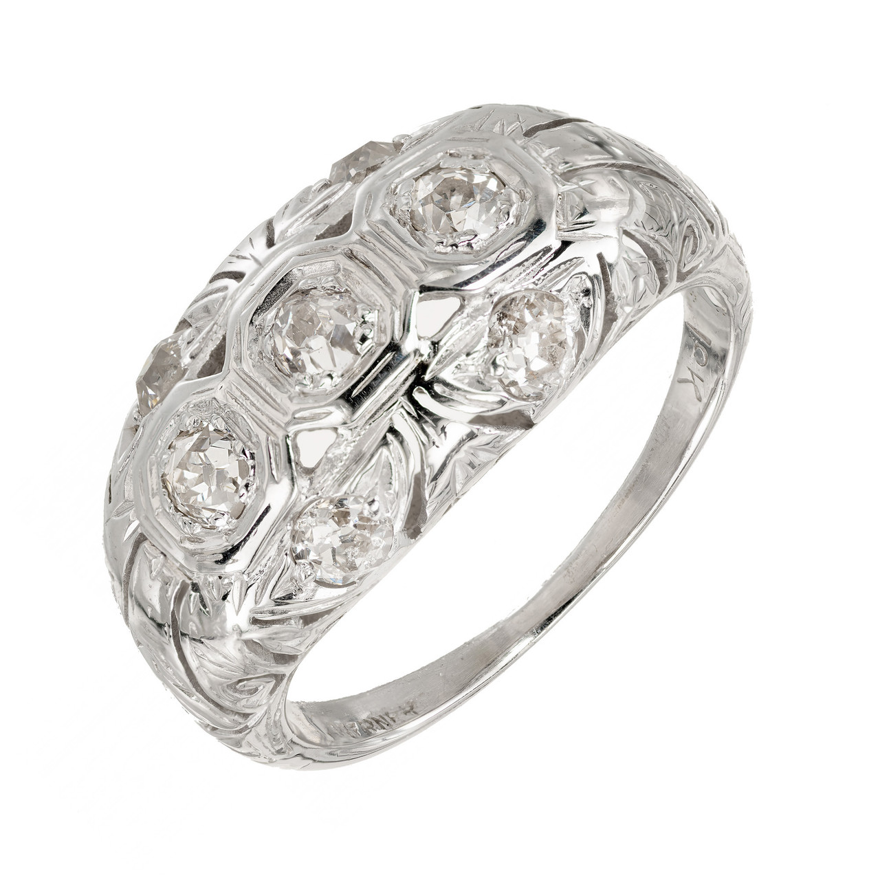 42 Carat Diamond 18k White Gold Art 