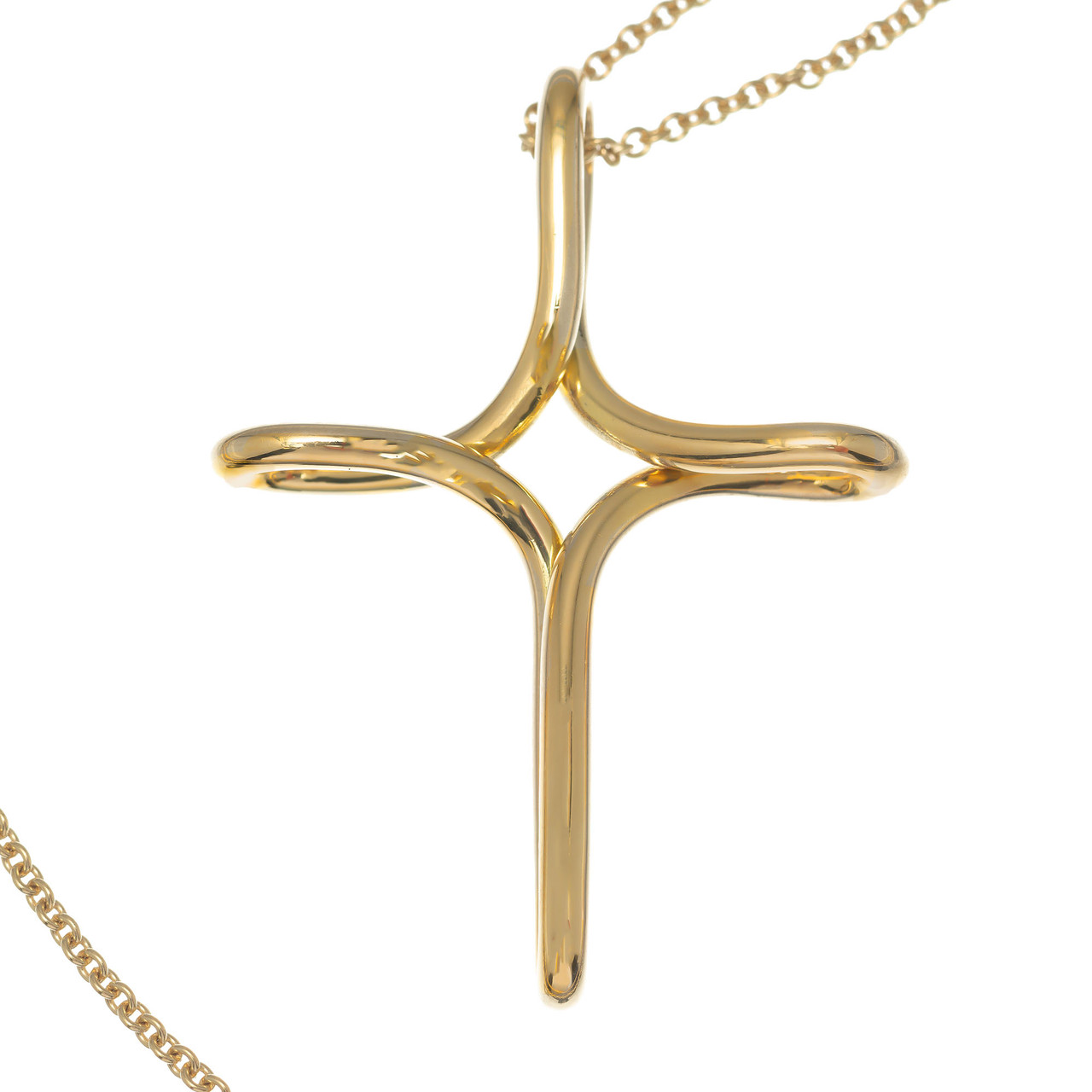 tiffany infinity cross pendant