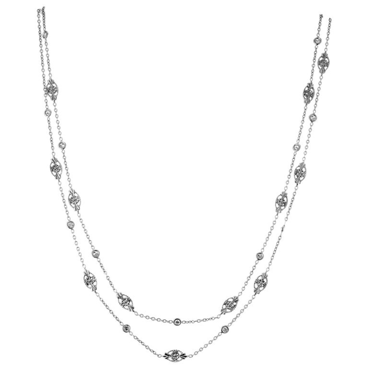 penny preville diamond necklace