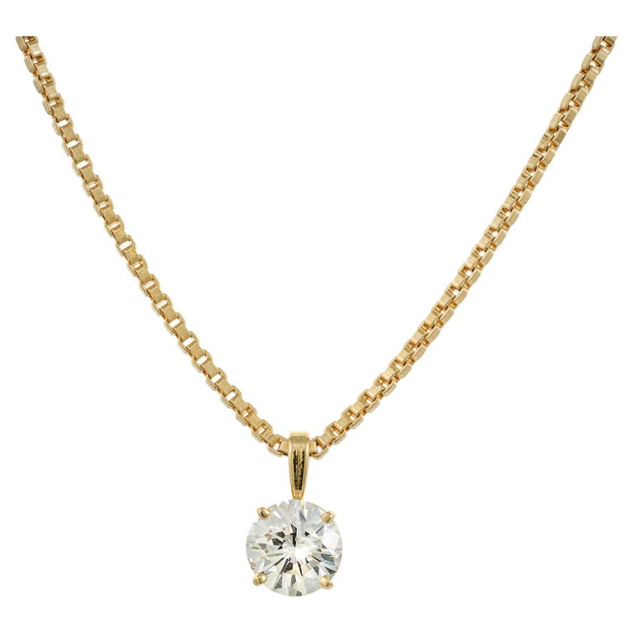 Chanel 3 Chain Domed Pendant Necklace