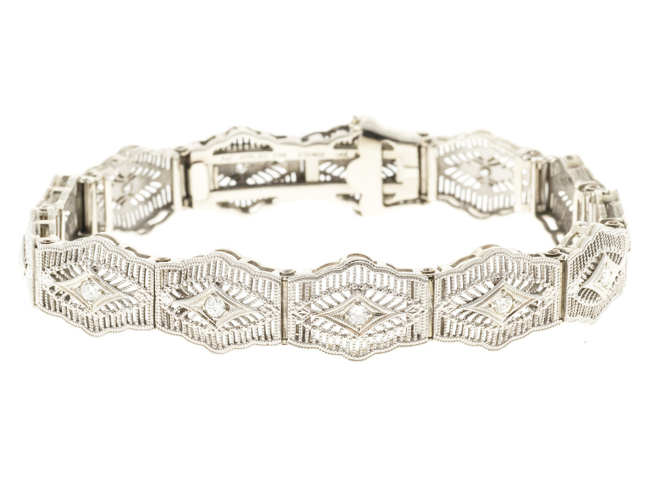 アクセサリー UNISEX DYNAMIC LARGE BRACELET-ANTIQUE victorian-slide-bracelet-with-