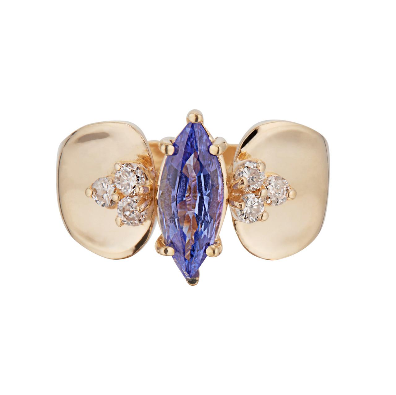 Chopard High Jewelry 18K Gold Tanzanite Amethyst Ring