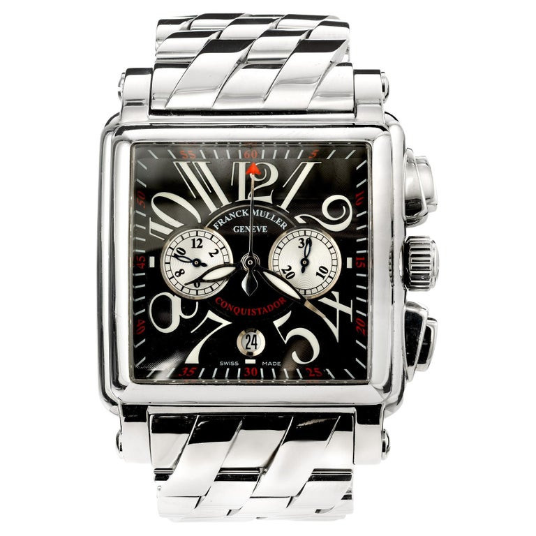 Franck Muller Stainless Steel Conquistador Cortez Chronograph