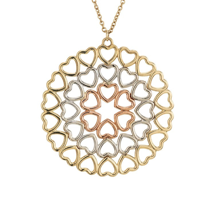 Tiffany & Co. by Pablo Picasso Tri Color Gold Crown of Hearts