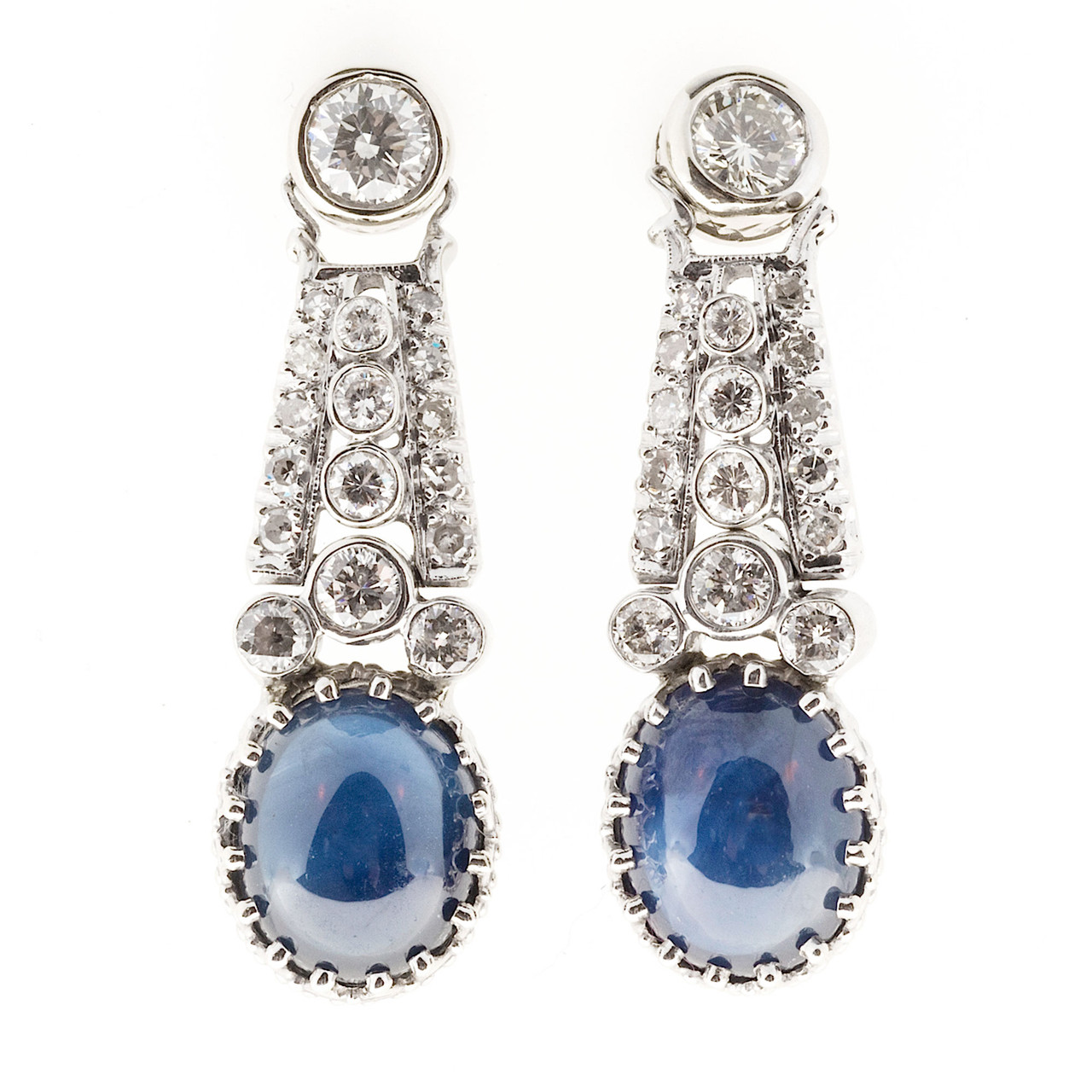 estate sapphire earrings