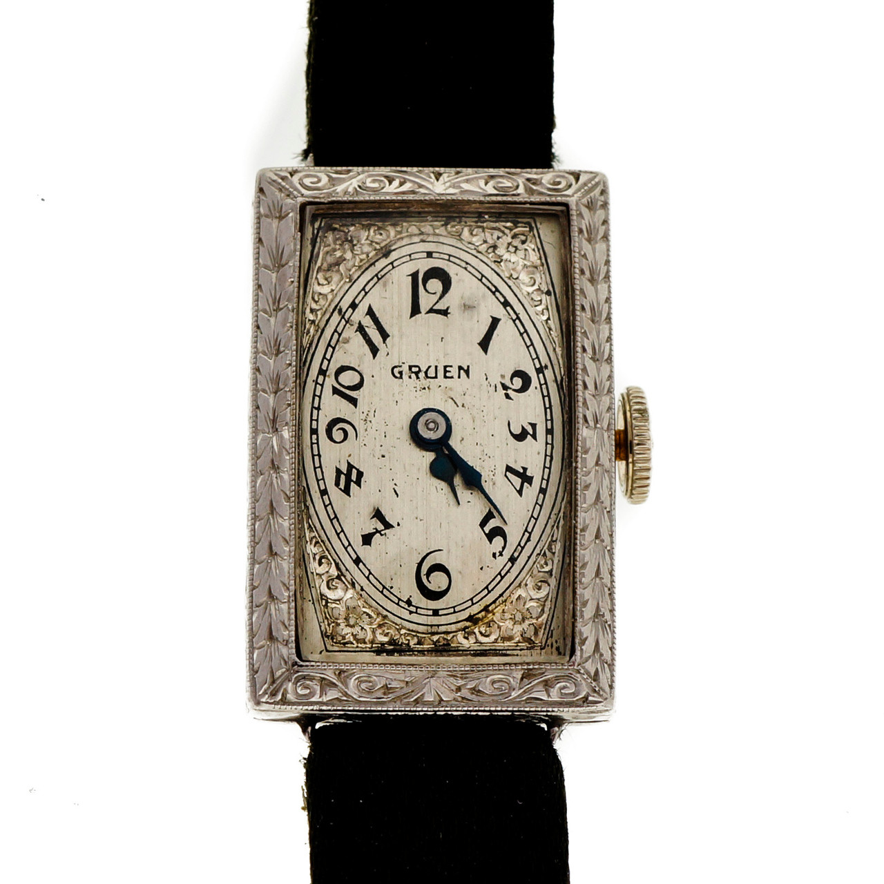 VINTAGE DECO QUARTZ LADIES WRIST WATCH Art Deco Ladies Watch in Silver or Gold, Antique Style  main image 4