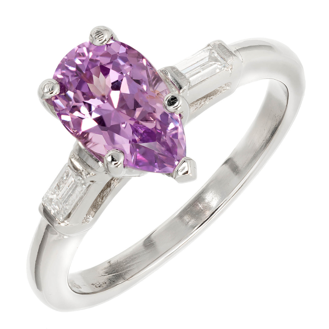 Custom Purple Sapphire & Diamond Engagement Ring | Exquisite Jewelry for  Every Occasion | FWCJ