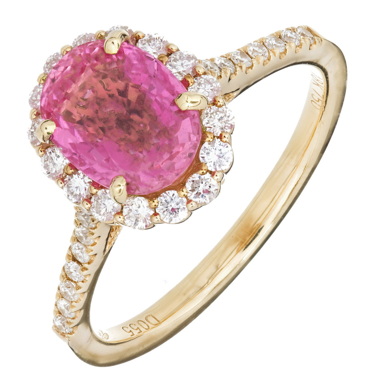 pink sapphire band