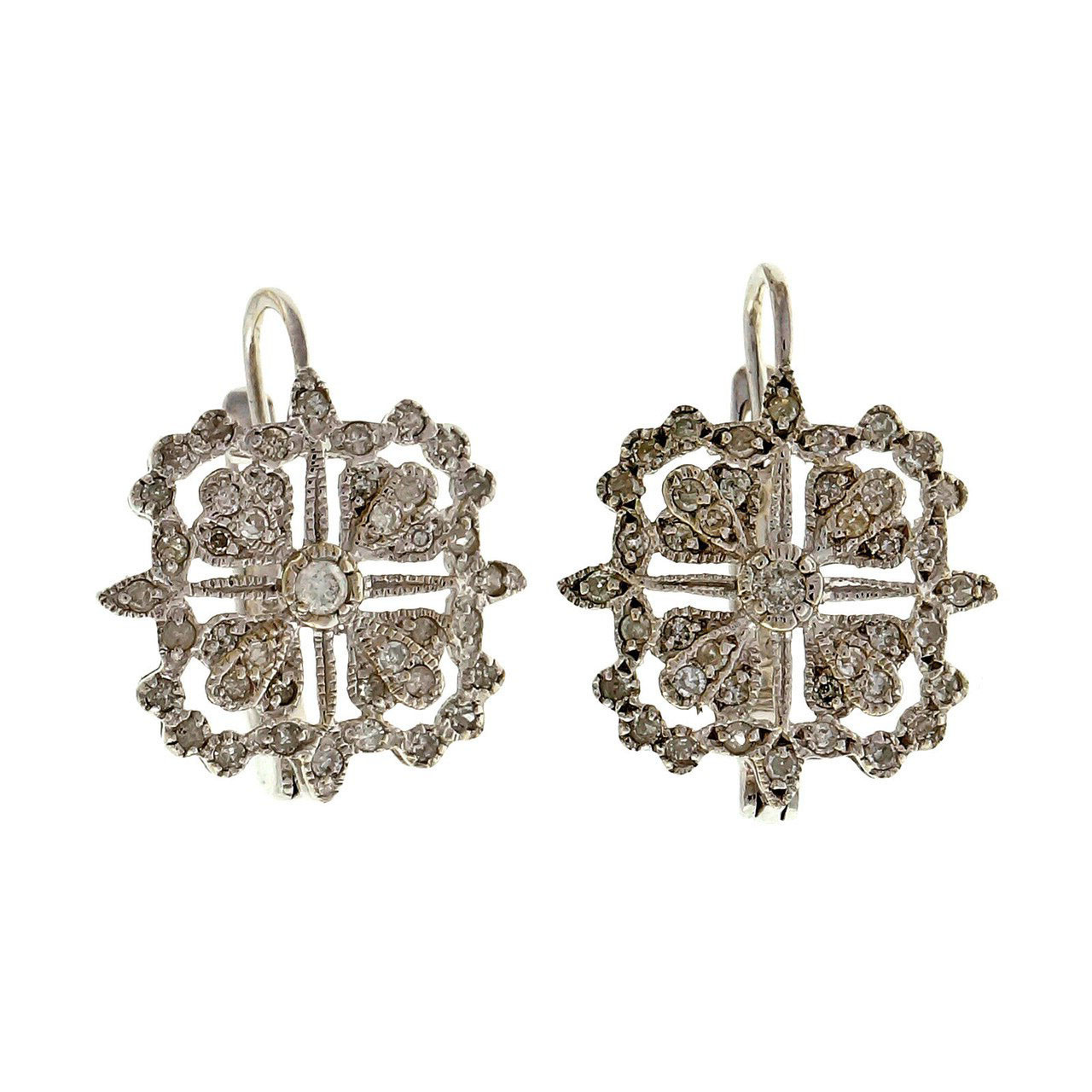 estate gold earrings