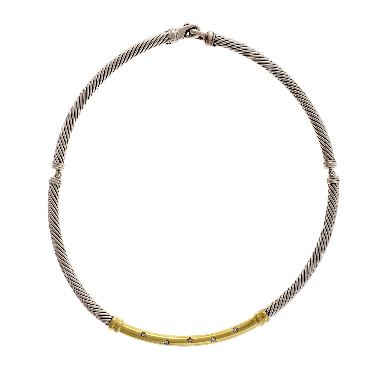 David Yurman Metro Choker Diamond 