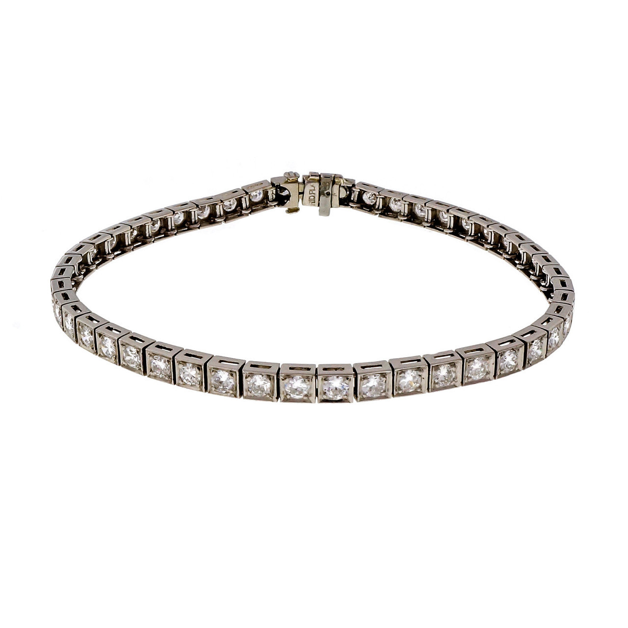 25.00 carat G-H VS1-VS2 Art Deco Diamond Bracelet (Platinum) — Shreve,  Crump & Low