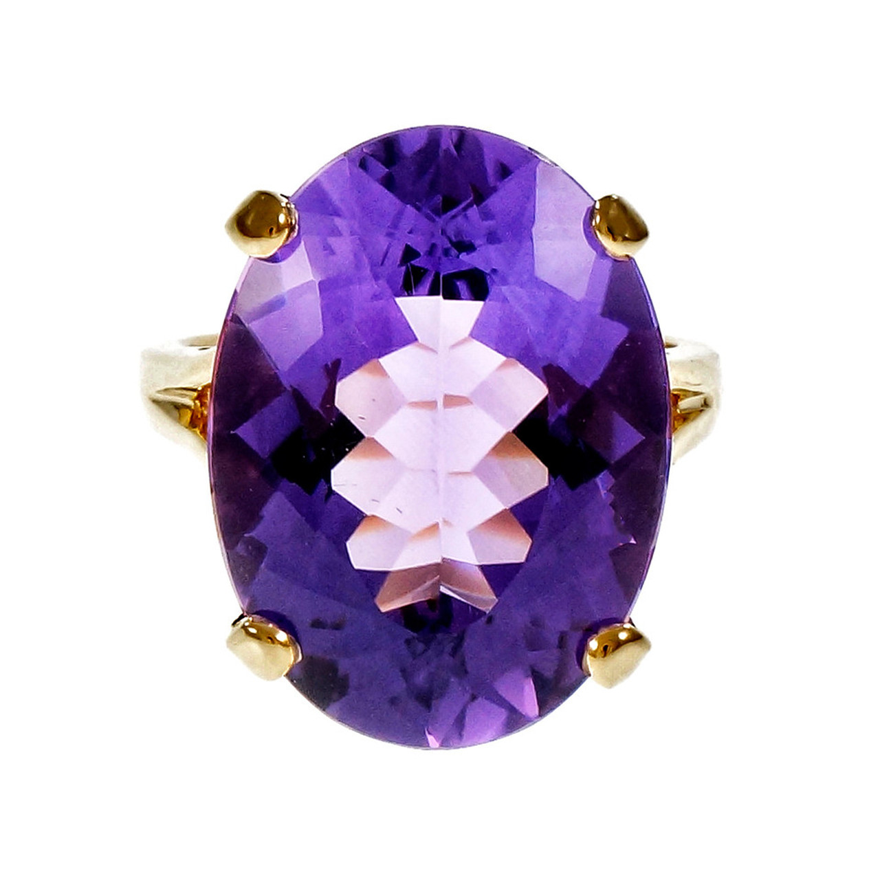 Chopard High Jewelry 18K Gold Tanzanite Amethyst Ring