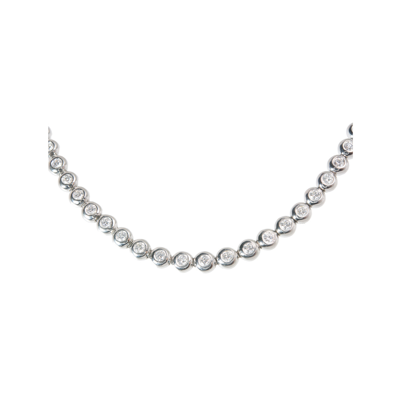 diamond tennis necklace tiffany