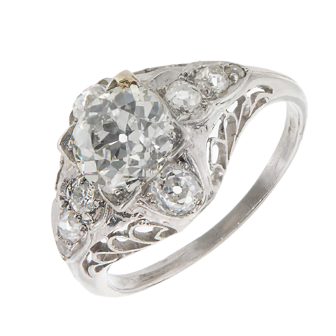 1920s Marcus & Co. 2.06 Carat Marquise Diamond Vintage Engagement Ring –  Erstwhile Jewelry