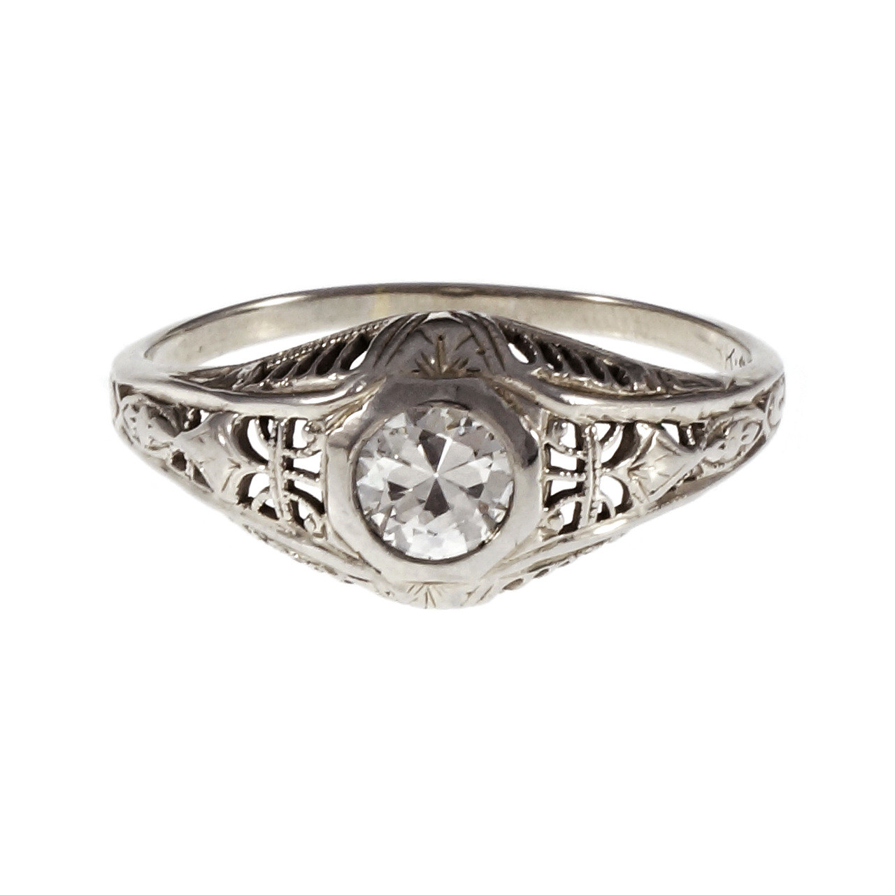 The Filigree Engagement Ring – Rebekah Brooks Jewelry