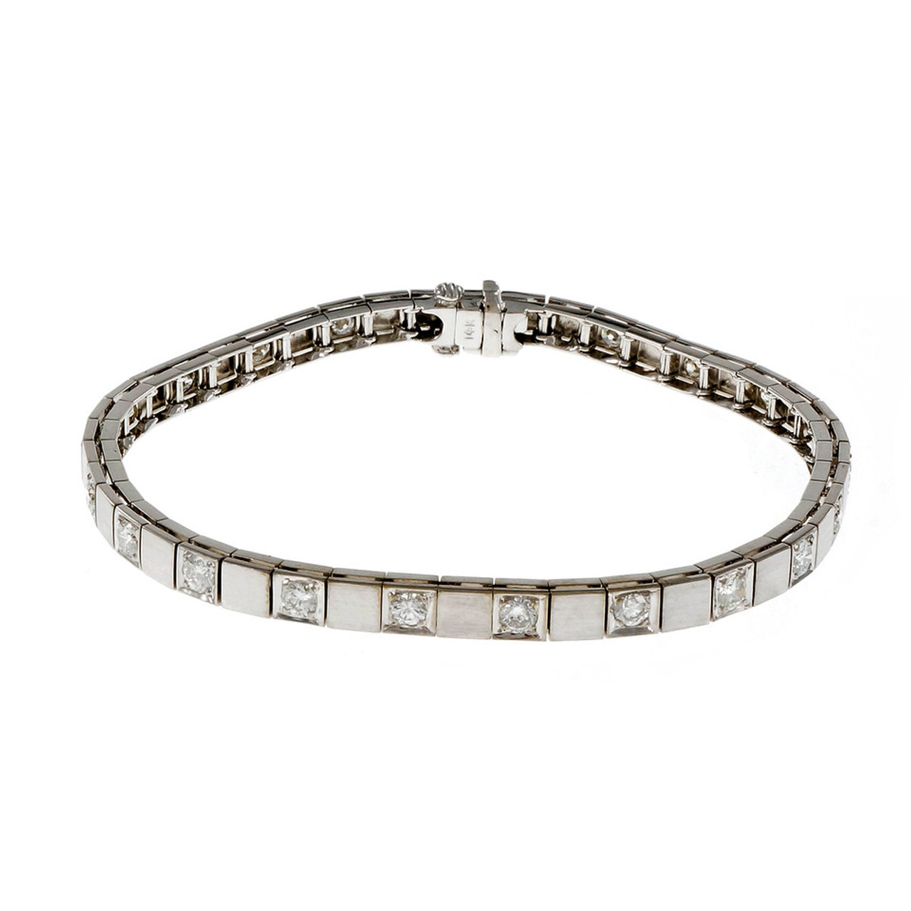 10 Carat Diamond Tennis Bracelet | 14k White Gold – Klein's Jewelry