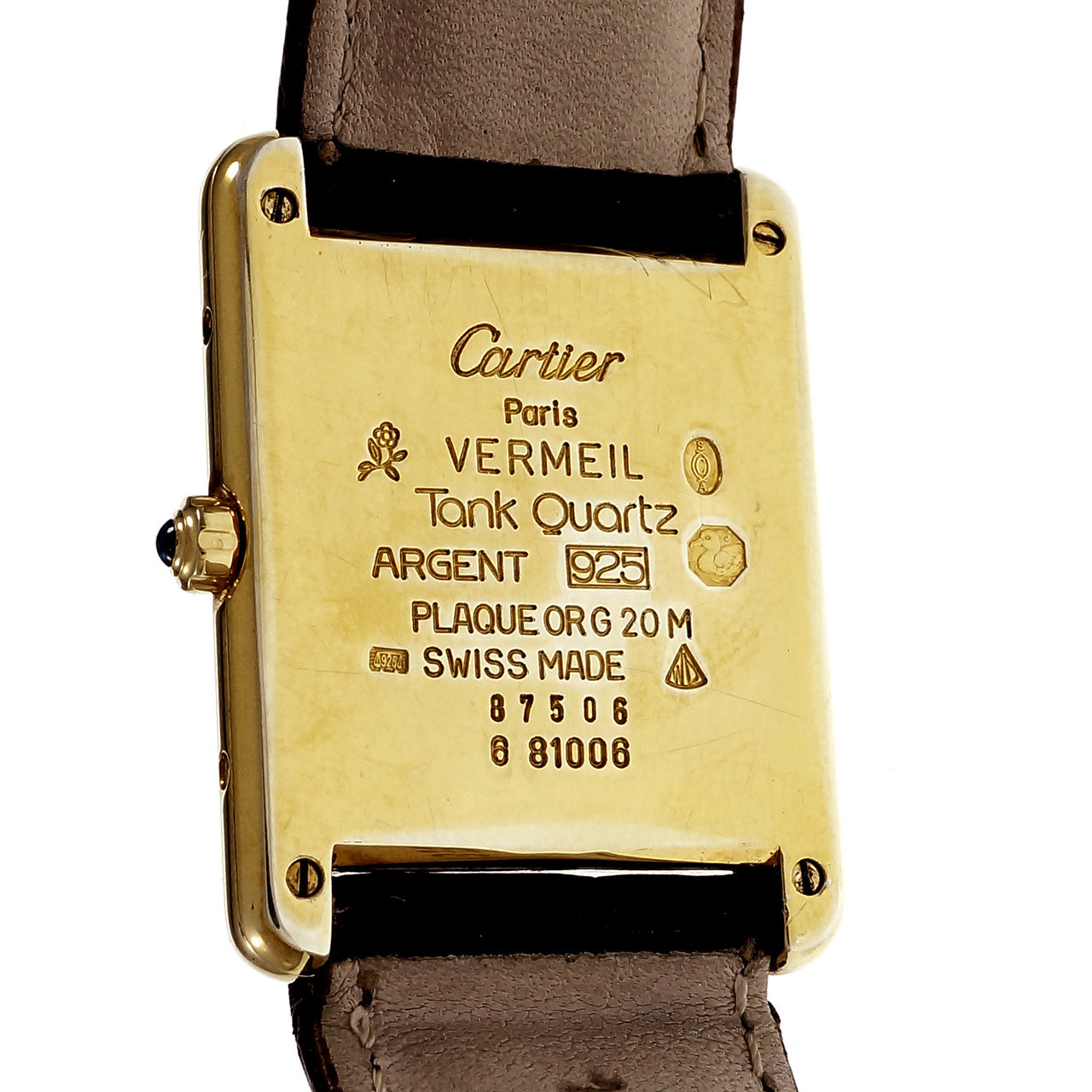 cartier tank 81006