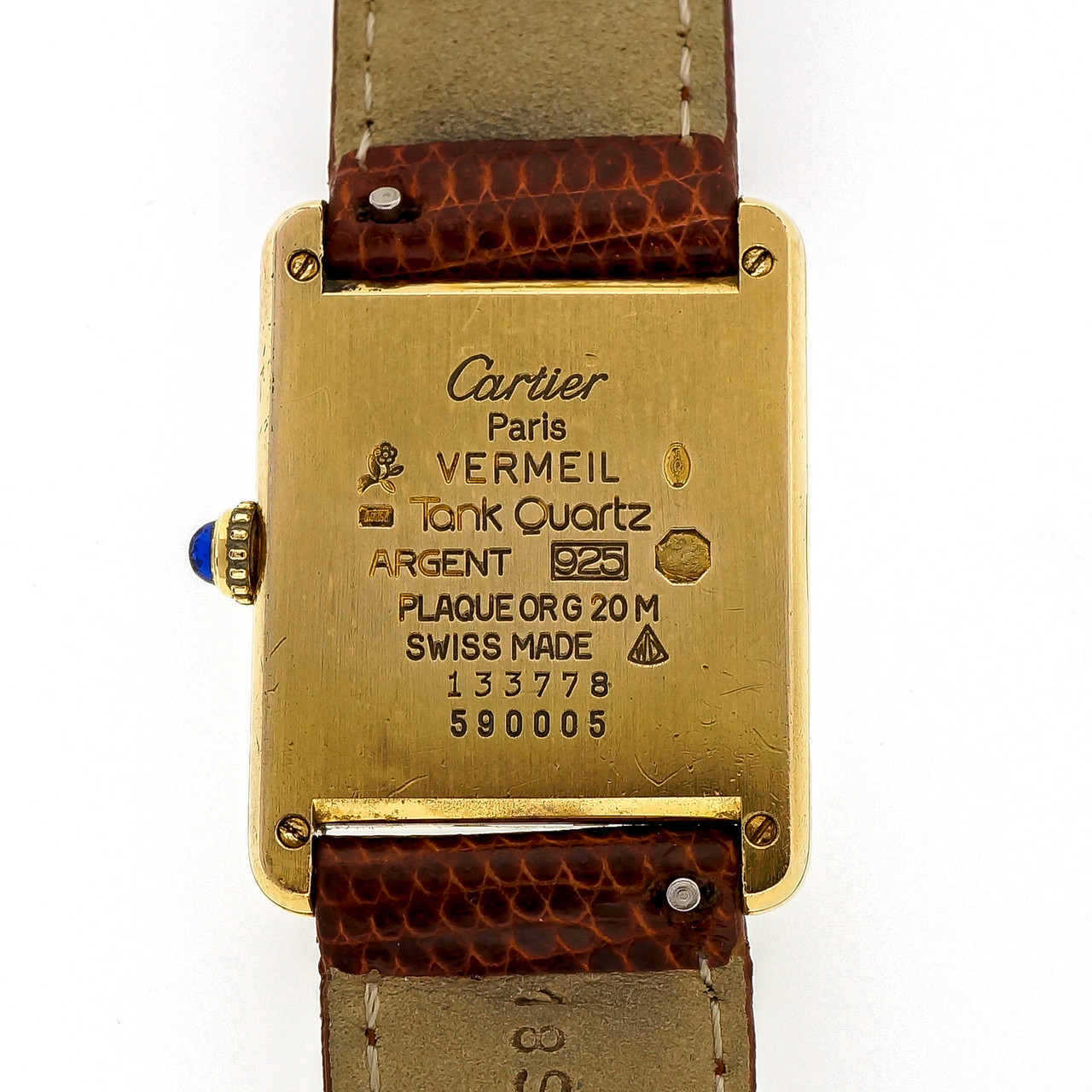 cartier vermeil tank quartz argent 925 plaque org 20m,yasserchemicals.com