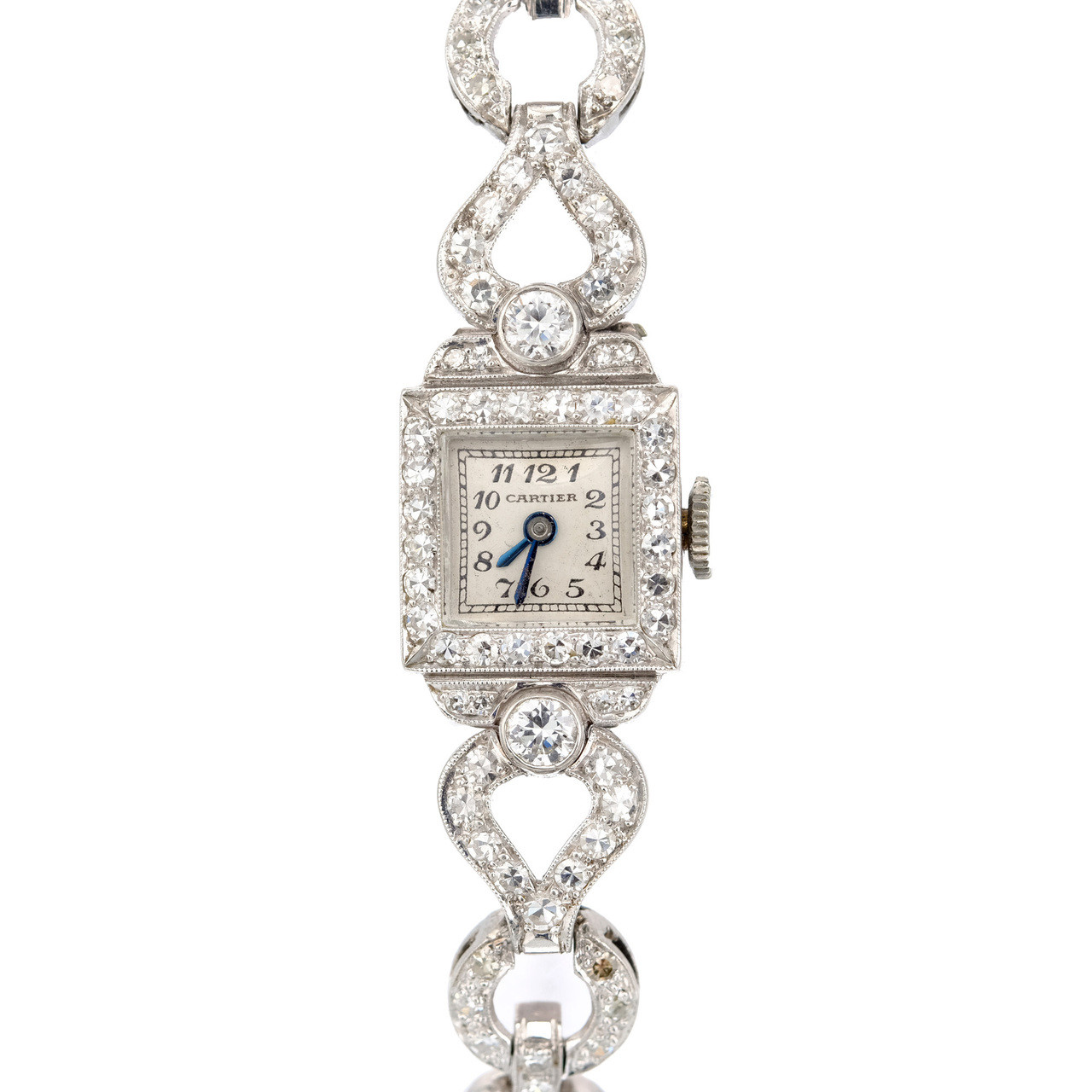 Cartier Ladies Platinum Diamond Vintage 