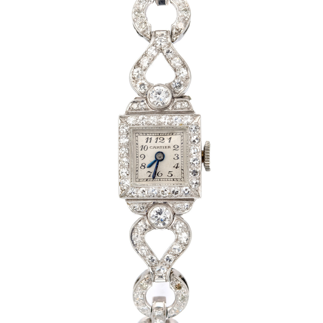 cartier ladies platinum watch